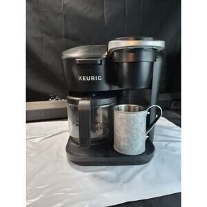 KEURIG K-Duo Essentials Drip Carafe Pot And Single Serve Pod Coffee Maker Black